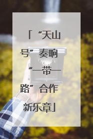 “天山号”奏响“一带一路”合作新乐章