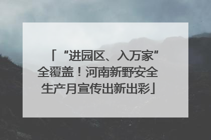 “进园区、入万家”全覆盖！河南新野安全生产月宣传出新出彩