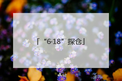 “6·18”探仓