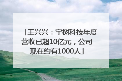 王兴兴：宇树科技年度营收已超10亿元，公司现在约有1000人