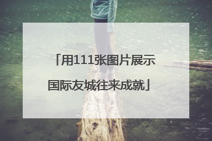 用111张图片展示国际友城往来成就
