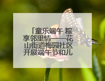 童乐端午 粽享邻里情——花山街道梅园社区开展端午节和儿童节活动