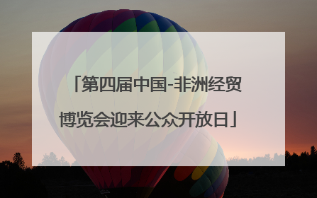 第四届中国-非洲经贸博览会迎来公众开放日