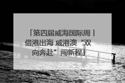 第四届威海国际周丨借港出海 威港澳“双向奔赴”闯新程
