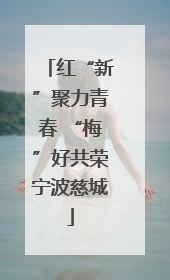 红“新”聚力青春 “梅”好共荣宁波慈城