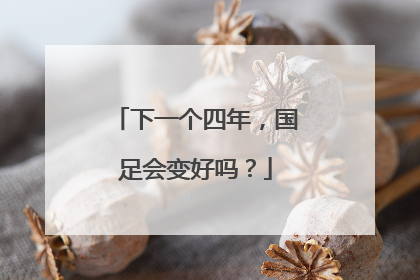 下一个四年，国足会变好吗？