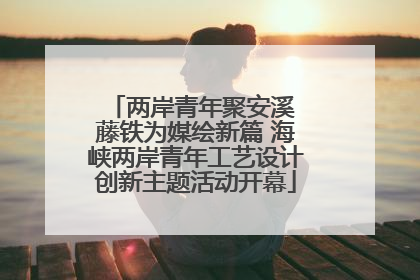 两岸青年聚安溪 藤铁为媒绘新篇 海峡两岸青年工艺设计创新主题活动开幕