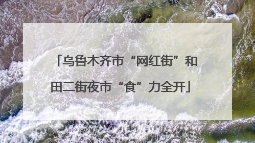 乌鲁木齐市“网红街”和田二街夜市“食”力全开