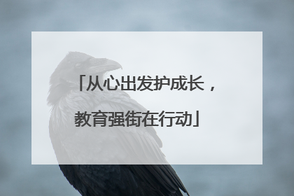 从心出发护成长，教育强街在行动