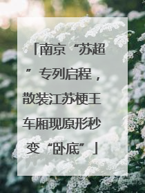 南京“苏超”专列启程，散装江苏梗王车厢现原形秒变“卧底”