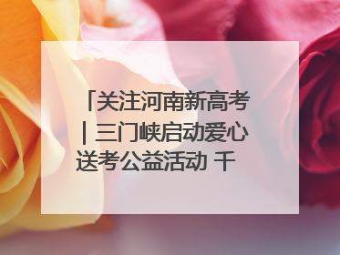 关注河南新高考｜三门峡启动爱心送考公益活动 千余辆爱心车免费护航高考路