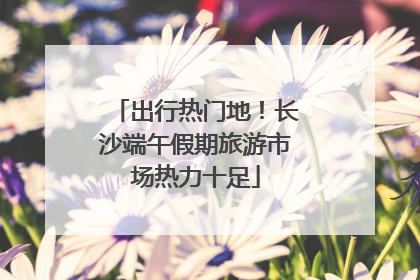 出行热门地！长沙端午假期旅游市场热力十足