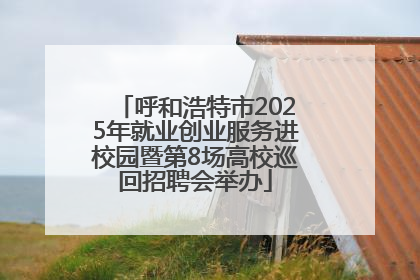 呼和浩特市2025年就业创业服务进校园暨第8场高校巡回招聘会举办