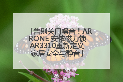 告别关门噪音！ARRONE 安侬磁力锁AR3310重新定义家居安全与静音