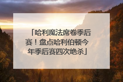 哈利魔法席卷季后赛！盘点哈利伯顿今年季后赛四次绝杀