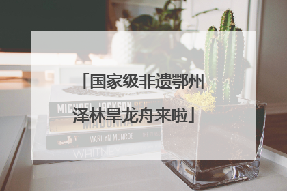 国家级非遗鄂州泽林旱龙舟来啦