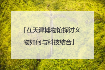 在天津博物馆探讨文物如何与科技结合