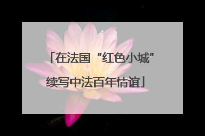 在法国“红色小城”续写中法百年情谊