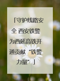 守护线路安全 西安铁警为西延高铁开通贡献“铁警力量”