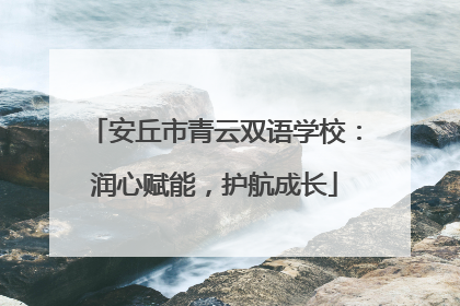 安丘市青云双语学校：润心赋能，护航成长