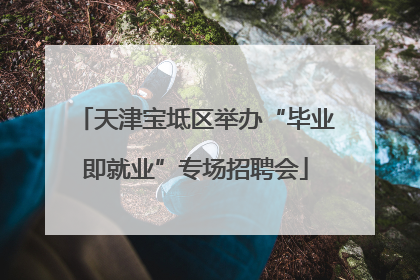 天津宝坻区举办“毕业即就业”专场招聘会