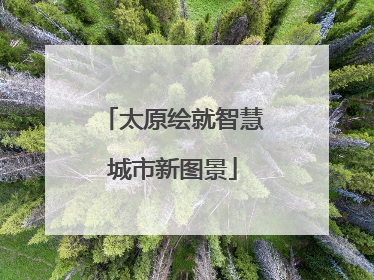 太原绘就智慧城市新图景