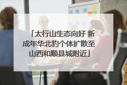 太行山生态向好 新成年华北豹个体扩散至山西和顺县城附近