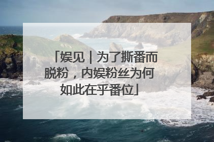 娱见｜为了撕番而脱粉，内娱粉丝为何如此在乎番位