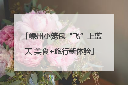 嵊州小笼包“飞”上蓝天 美食+旅行新体验