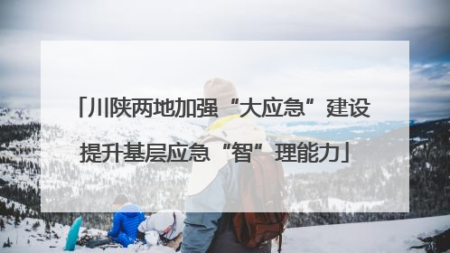 川陕两地加强“大应急”建设 提升基层应急“智”理能力