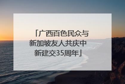 广西百色民众与新加坡友人共庆中新建交35周年