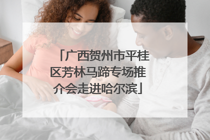 广西贺州市平桂区芳林马蹄专场推介会走进哈尔滨