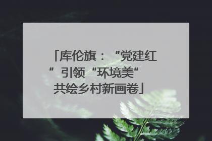 库伦旗：“党建红”引领“环境美” 共绘乡村新画卷