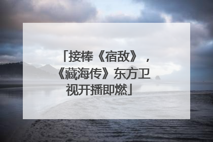 接棒《宿敌》，《藏海传》东方卫视开播即燃