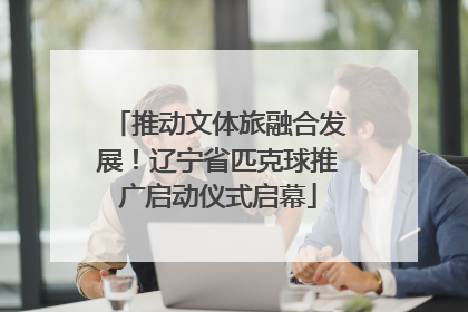 推动文体旅融合发展！辽宁省匹克球推广启动仪式启幕
