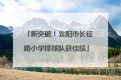 新突破！襄阳市长征路小学排球队获佳绩