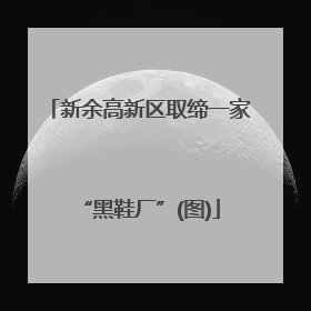 新余高新区取缔一家“黑鞋厂”(图)