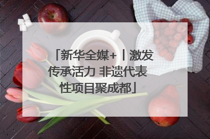 新华全媒+丨激发传承活力 非遗代表性项目聚成都