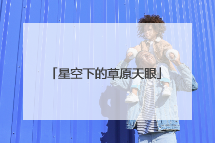 星空下的草原天眼