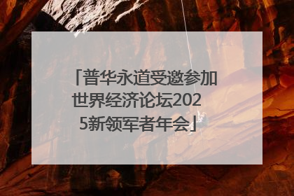 普华永道受邀参加世界经济论坛2025新领军者年会