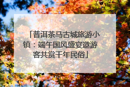 普洱茶马古城旅游小镇：端午国风盛宴邀游客共赏千年民俗