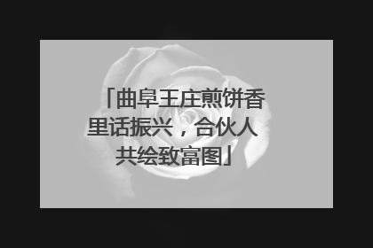 曲阜王庄煎饼香里话振兴，合伙人共绘致富图