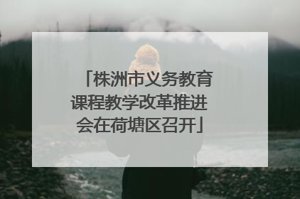 株洲市义务教育课程教学改革推进会在荷塘区召开