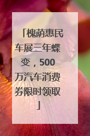 槐荫惠民车展三年蝶变，500万汽车消费券限时领取