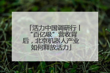 活力中国调研行丨 “百亿级”营收背后，北京机器人产业如何释放活力