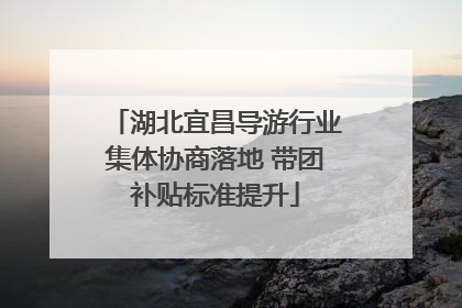 湖北宜昌导游行业集体协商落地 带团补贴标准提升