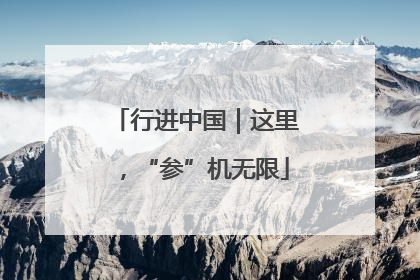 行进中国｜这里，“参”机无限