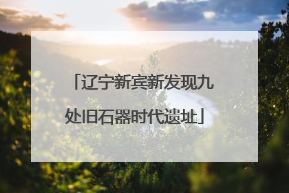 辽宁新宾新发现九处旧石器时代遗址