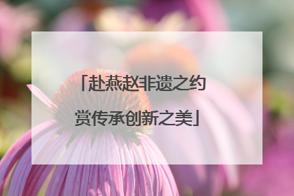 赴燕赵非遗之约 赏传承创新之美