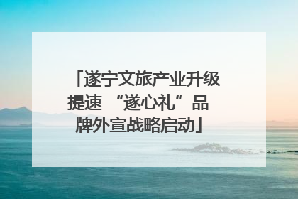 遂宁文旅产业升级提速 “遂心礼”品牌外宣战略启动